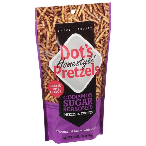 Dot's Homestyle Snacks Homestyle Cinnamon Sugar Pretzels