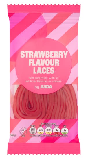 ASDA Strawberry, Laces (50g)