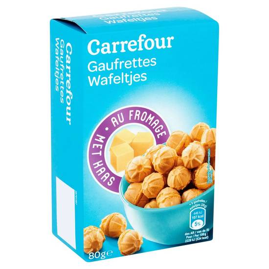 Carrefour Gaufrettes au Fromage 80 g