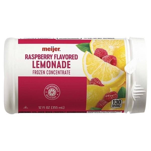 Meijer Frozen Raspberry Lemonade Concentrate (12 oz)