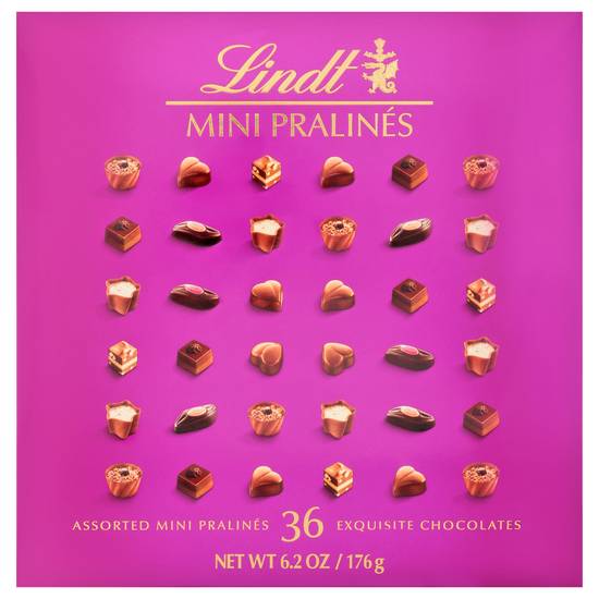 Lindt Mini Assorted Pralines Exquisite Chocolates (36 ct)
