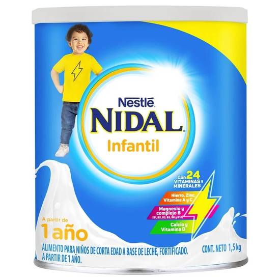 Leche Formula Infantil 0-6 Meses Nidal 1 900 gramos - Balu