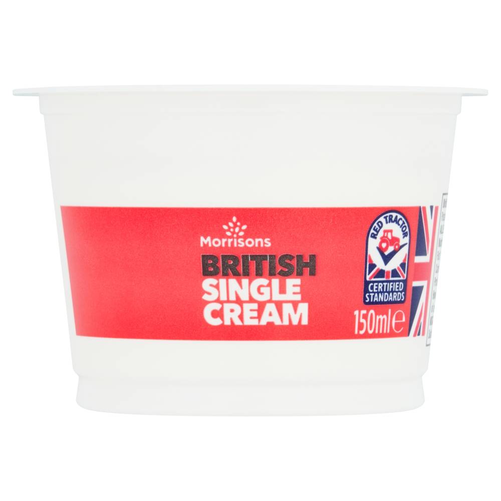 Morrisons British Single Cream (150ml)