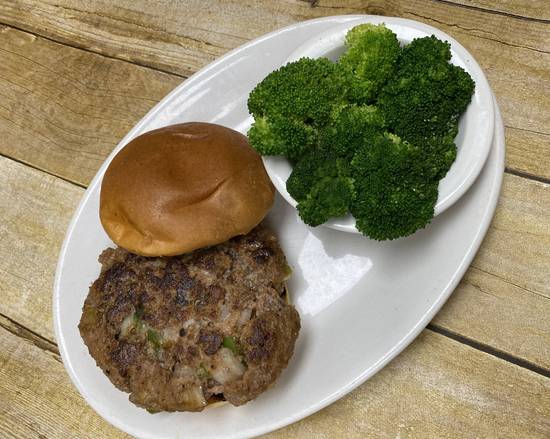 Order Meatloaf Burger #44 food online from Lindburgers store, Jupiter on bringmethat.com