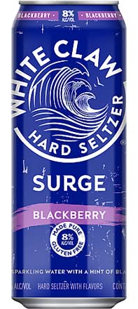 White Claw Hard Seltzer Surge Blackberry 19.2oz Can