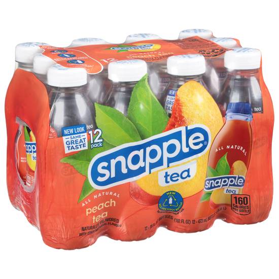 Snapple Peach Tea, 16 fl oz - Jay C Food Stores
