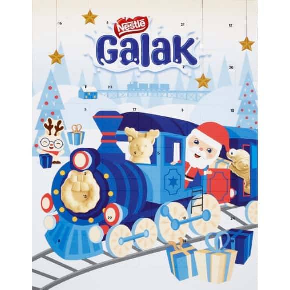 Galak - Calendrier de l'avent enfants chocolat, blanc (85g)