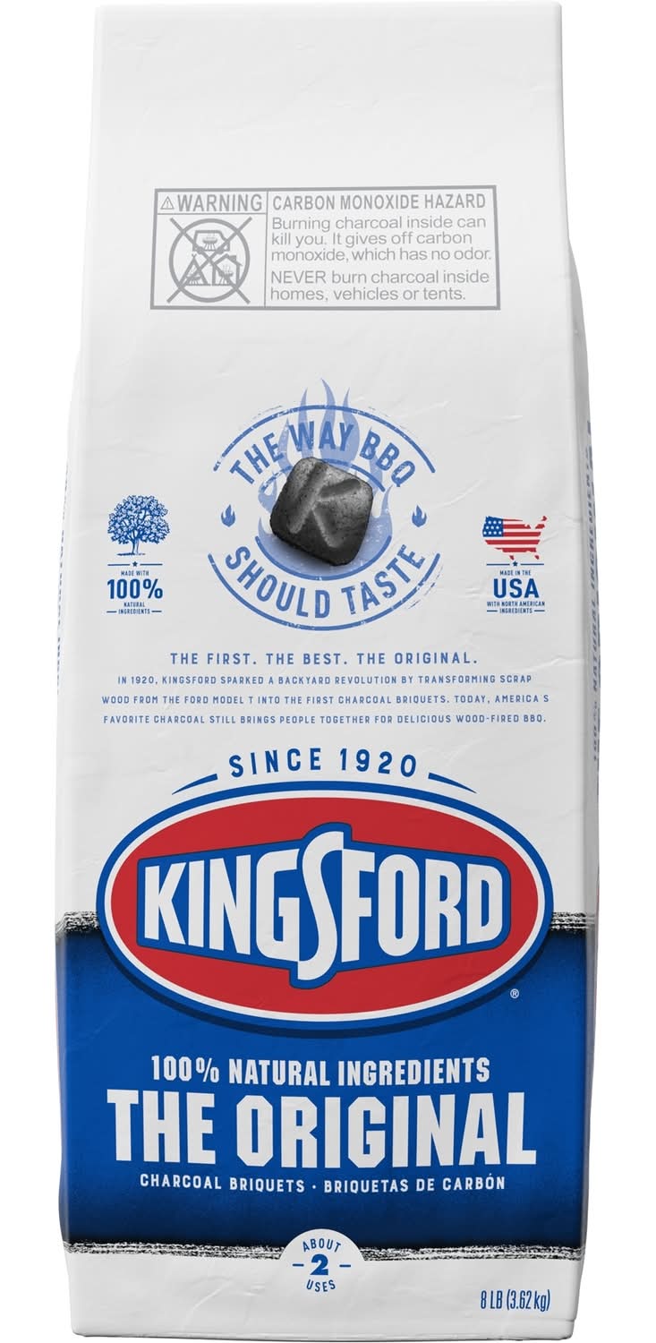Kingsford All Natural Original Charcoal Briquettes 8 Lb
