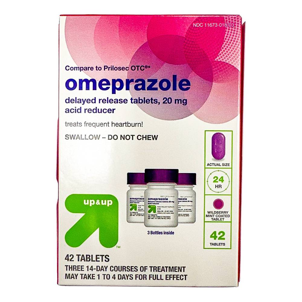 up&up Omeprazole 20mg Tablets (42 ct)