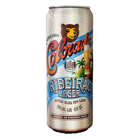 Colorado cerveja ribeirão lager (lata 410ml)