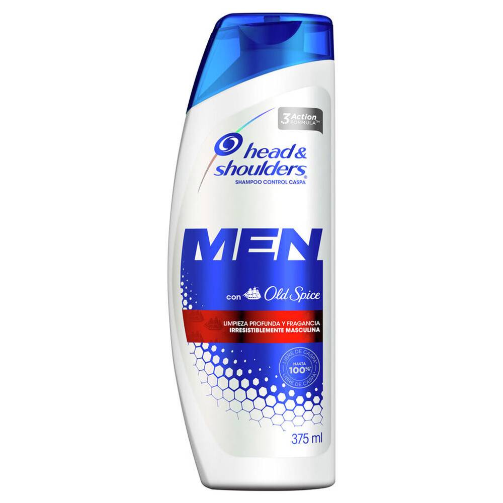Head & shoulders shampoo men con old spice (botella 375 ml)