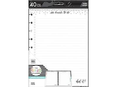 The Happy Planner Classic Filler Paper (40 ct) (7" x 9-1/4")