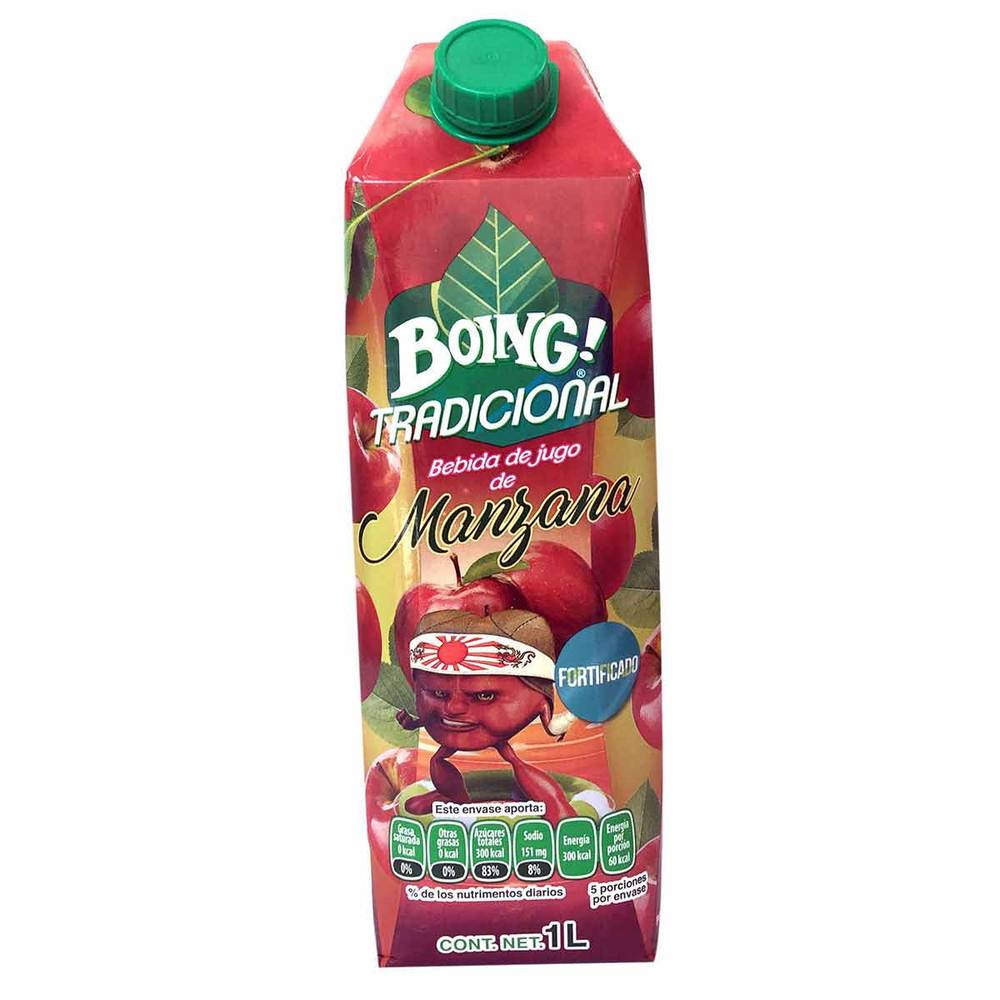 Boing · Bebida de jugo de manzana tradicional (1 L)