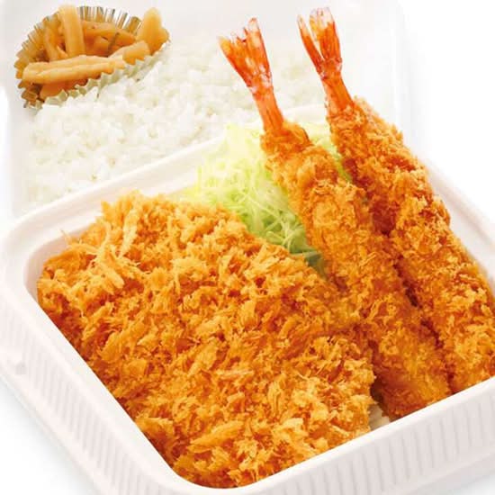 海老・ロースカツ弁当