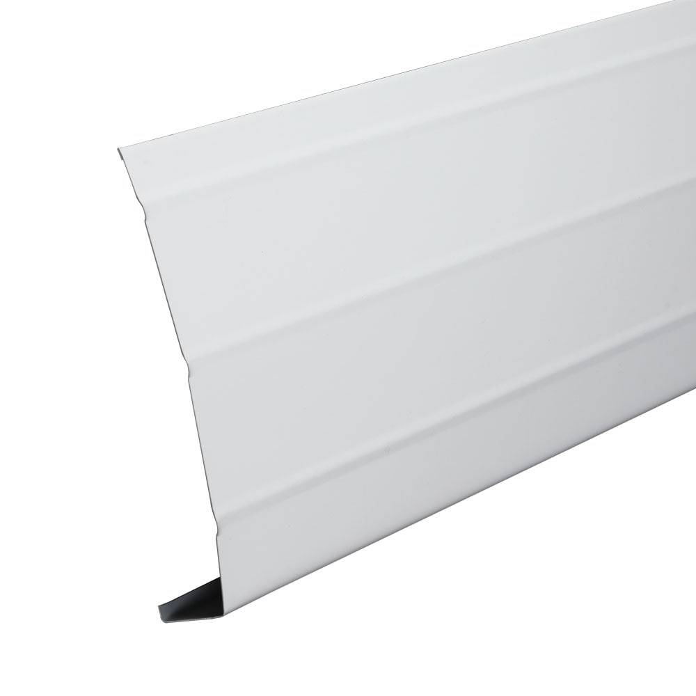 Amerimax 1.25-in x 6-in x 12-ft White Smooth Aluminum Fascia | 77103