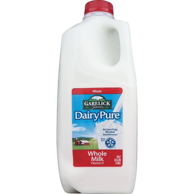 Dairypure Whole Milk (1/2 Gallon)