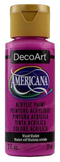 DecoArt Americana Acrylic Paint, Vivid Violet (2 oz)