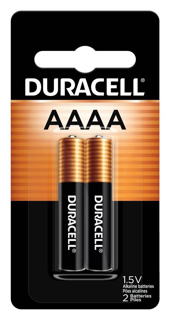 Duracell AAAA Alkaline Batteries, 2-Pack