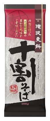 日清製粉ウェルナ　滝沢更科十割そば　200g　J-076