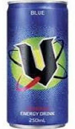 V Energy Drink Blue 250mL (Cold)
