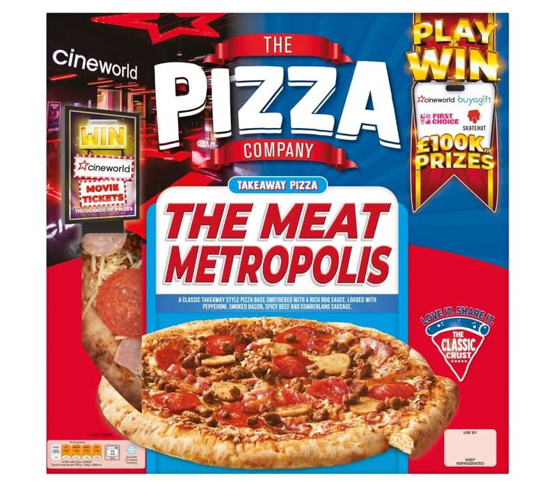 The Pizza Company The Meat Metropolis Pizza 497g
