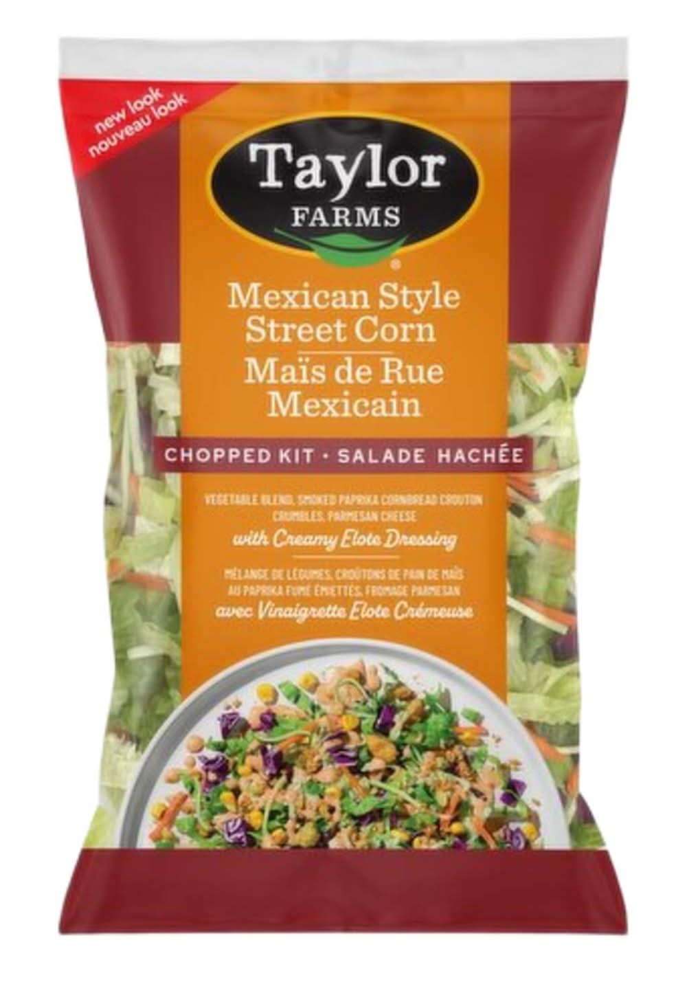 Taylor Farms Chopped Salad Kit, Mexican Style Street Corn (329 g)