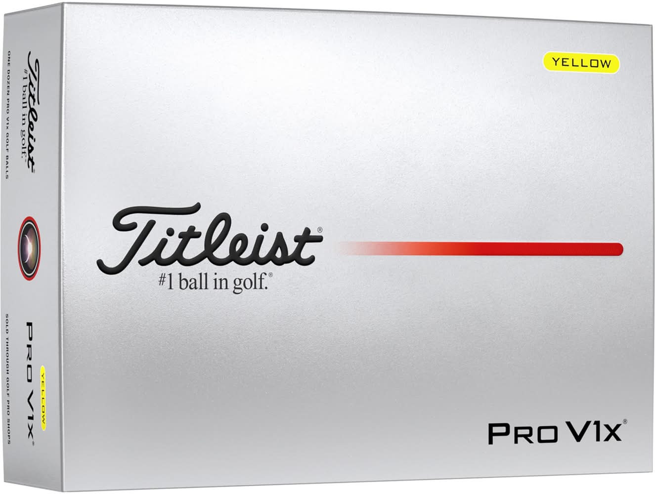 Titleist 2025 Pro V1x Golf Balls (Yellow)