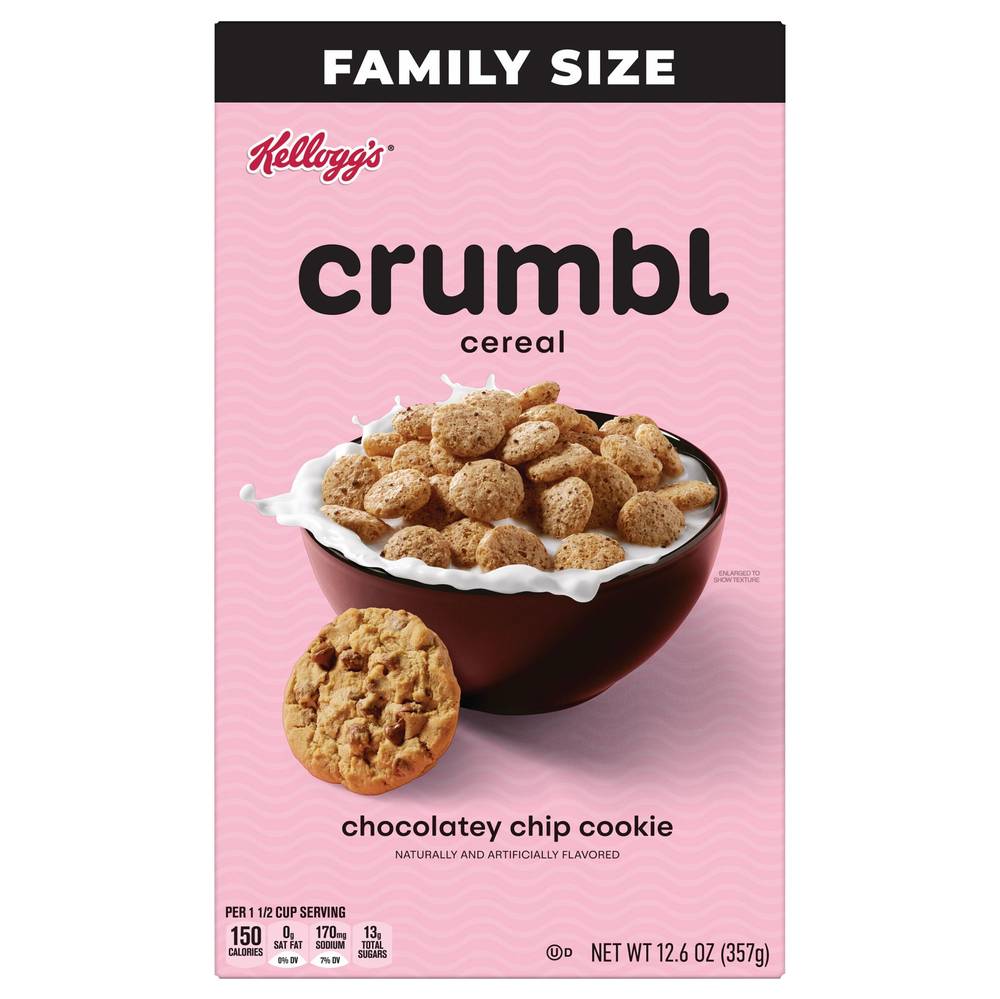 Kellogg's Crumbl Cereal Cookie (chocolatey chip)