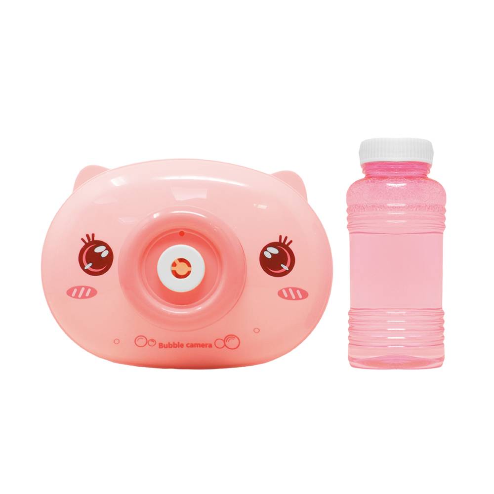 Miniso máquina de burbujas cerdo rosa (kit 3 piezas)
