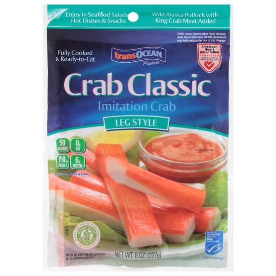 Transocean Crab Classic Leg Style Imitation Crab