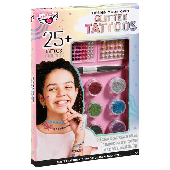 Fashion Angels Glitter Tattoo Kit (125 ct)