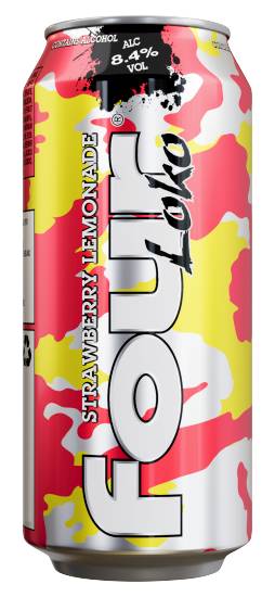Four Loko Strawberry Lemonade, Malt Beverage (440ml)