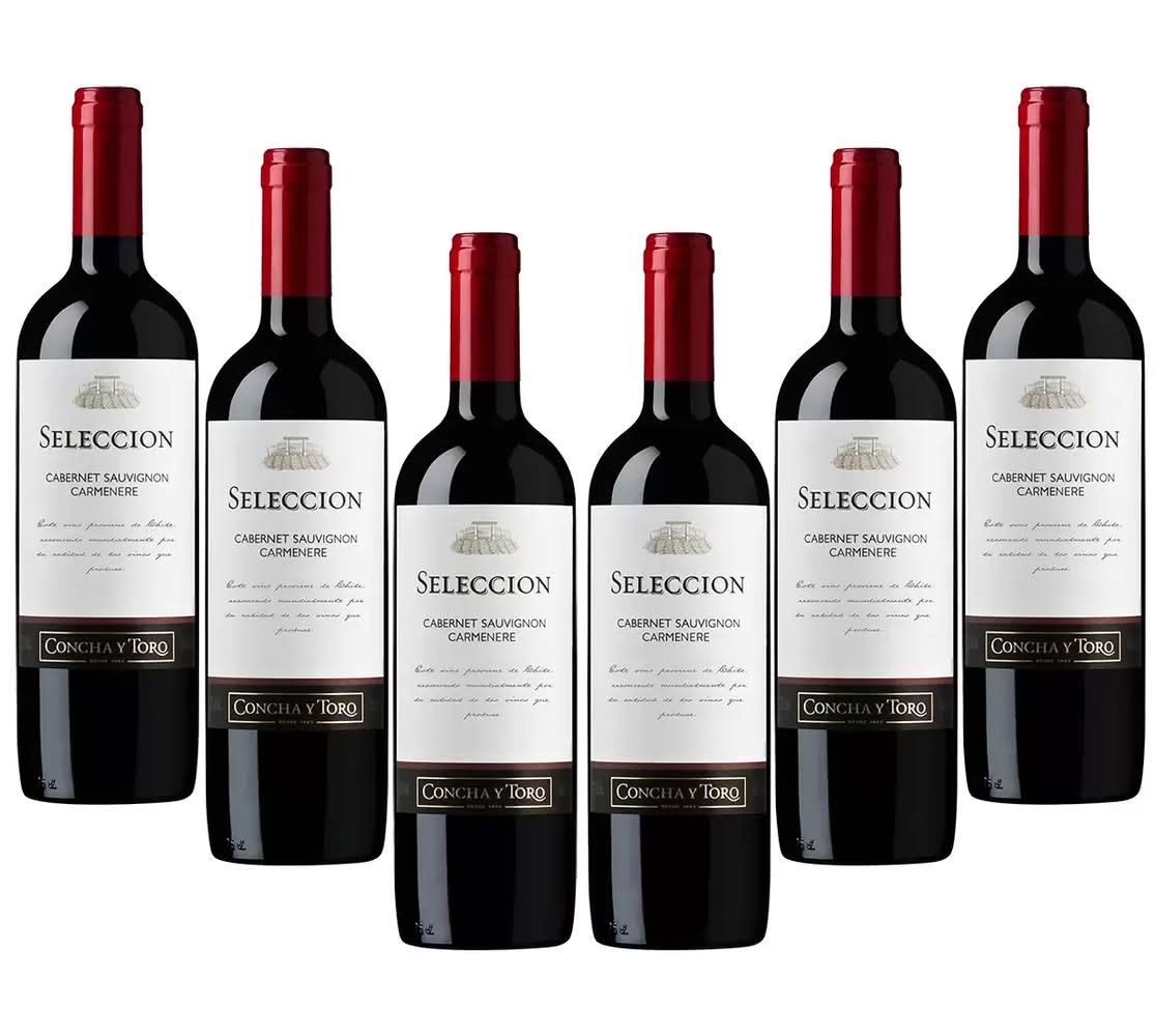 Concha y Toro · Selección vino tinto cabernet sauvignon carménère valle central (6 x 750 ml)