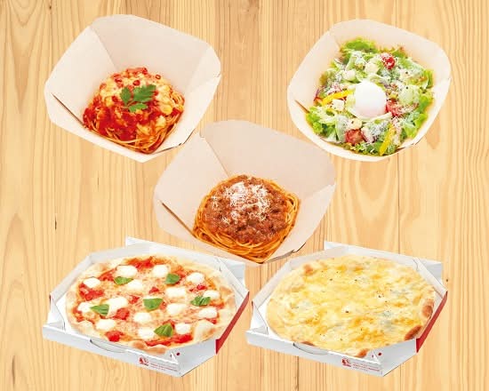 人気商品Dセット（パスタ2品・サラダ1品・ピッツァ2品）