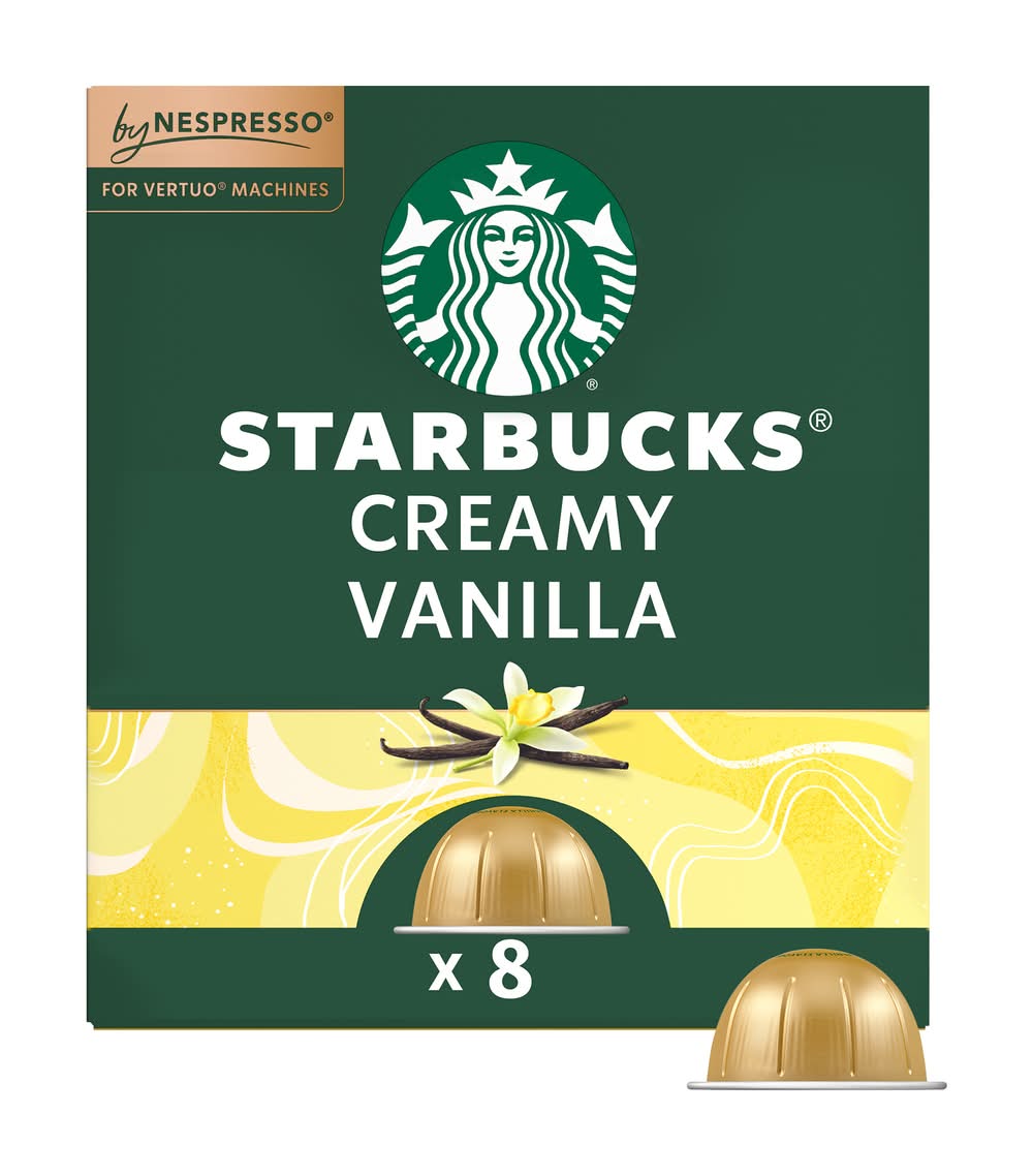 Starbucks Coffee Capsules, Creamy Vanilla (3.52 oz, 8 ct)