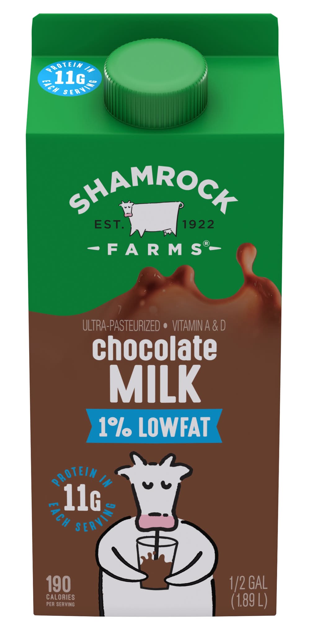 Shamrock Farms 1% Lowfat Chocolate Milk (0.96 fl oz)