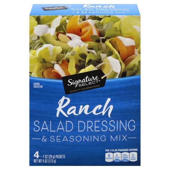 Signature Select Ranch Salad Dressing & Seasoning Mix (4 ct)