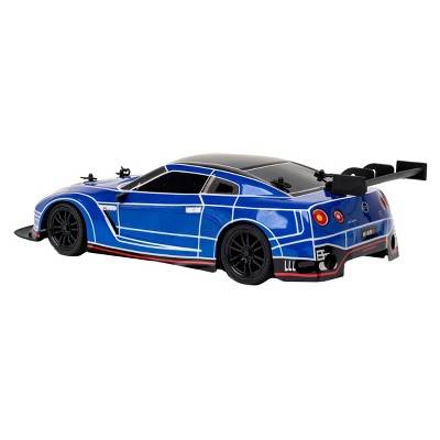 Hyper RC Nissan GTR Rechargeable Car with LED/Vapor Effects - 1:16 Scale - 2.4 GHz