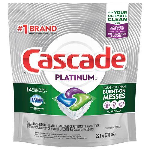 Cascade Platinum Fresh Scent - 14.0 ea