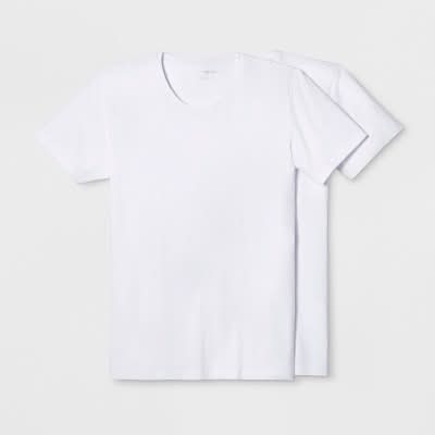 Pair of Thieves Crew Tee Shirt, Men, X-large, White (2 ct)