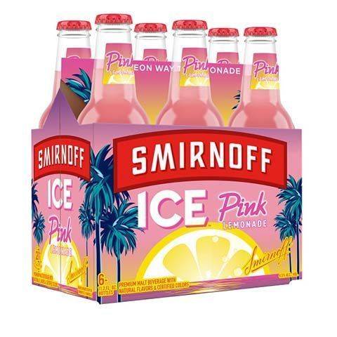 Smirnoff IcePink Lemonade 6 Pack 11.2oz Bottles
