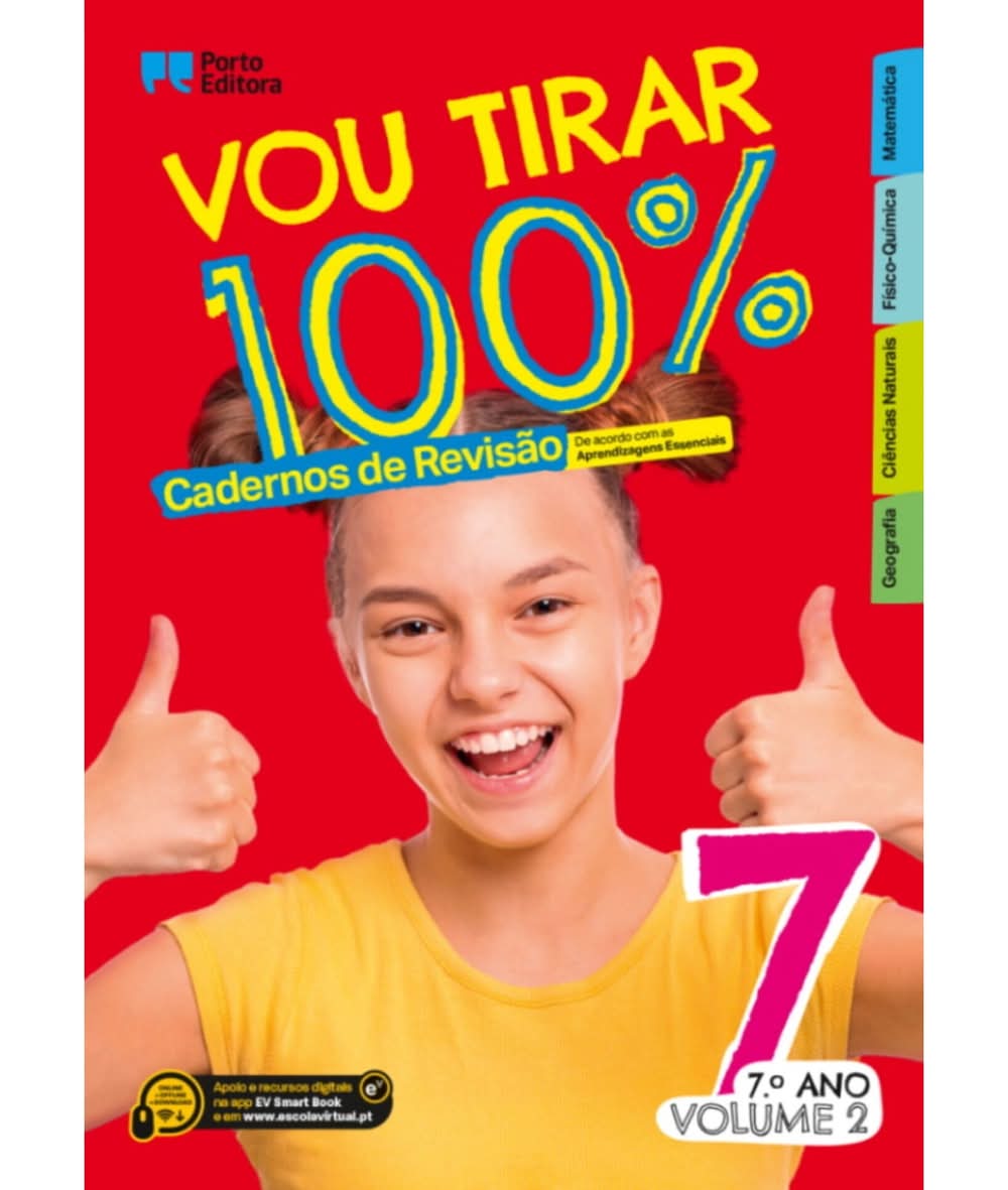 Vou Tirar 100% - 7.º Ano - Volume 2 - Cadernos de Revisão