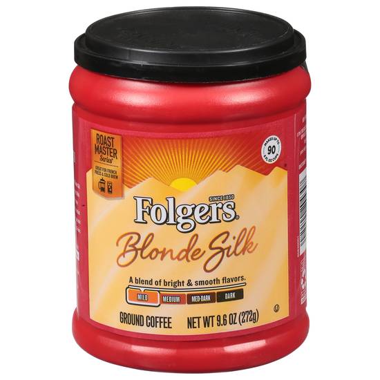 Folgers Roast Master Series Blonde Silk Mild Ground Coffee (9.6 oz)