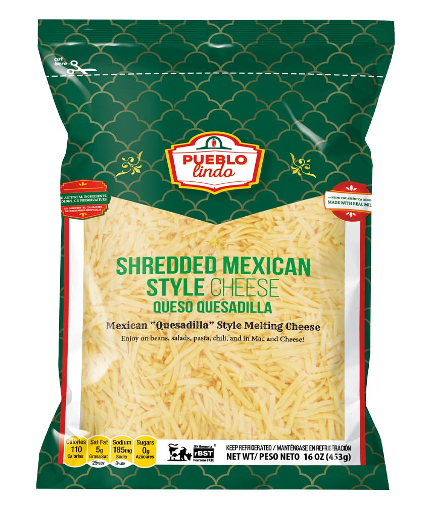 Pueblo Lindo Shredded Quesadilla Cheese (16 oz)