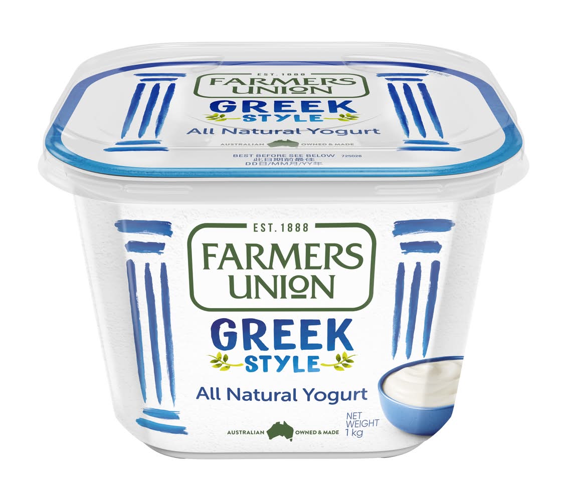Farmers Union Greek Style Natural Yogurt (1kg)