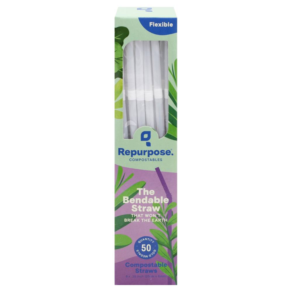 Repurpose Compostable Super Strong Straws