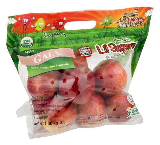 Stemilt Lil Snappers Organic Gala Apples (3 lbs)