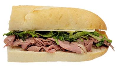 Ready Meals Roast Beef & Provolone Cheese Super Sub Sandwich - Ea