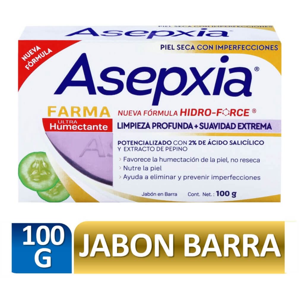 Asepxia · Jabón farma ultra humectación (100 g)