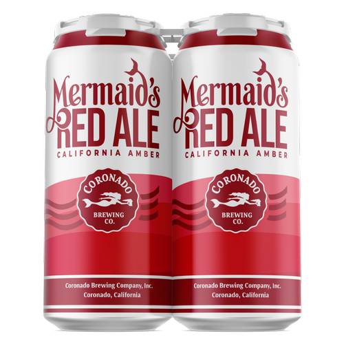 Coronado Brewing Co. Mermaid Red Ale 4pk 16oz Can